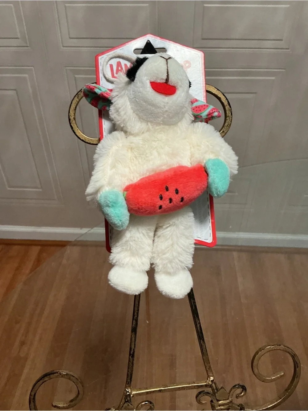 LambChop Plush Dog Toy, Lambchop,  7” Squeaker.